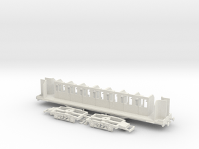 HO/OO Special Express Passenger Chassis Bachmann in White Natural Versatile Plastic