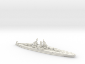 USS Mississippi 1/700 in White Natural Versatile Plastic