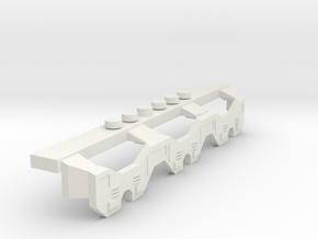 Lego Train Bogie decoration for 3 axles in White Natural Versatile Plastic