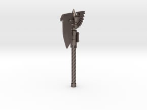 Blood Drop Chalice Power Axe 1/18 JoyToy Marine in Polished Bronzed-Silver Steel