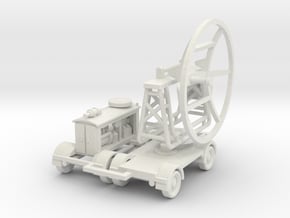 1/72 German Radar trailer in White Natural Versatile Plastic