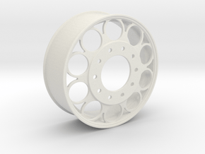 1:16 Custom Alcoa Like Wheel 1  in White Natural Versatile Plastic