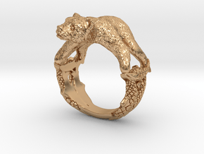 Baby Bear Ring in Polished Bronze: 4 / 46.5