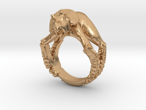 Baby Triceratops Ring in Polished Bronze: 4.5 / 47.75