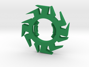 Beyblade Manic the Hedgehog | Custom Attack Ring in Green Processed Versatile Plastic