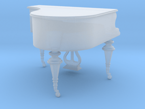 1/25th scale Piano in Smooth Fine Detail Plastic