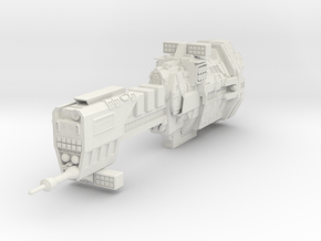 Babylon 5-Sagittarius missile cruiser in White Natural Versatile Plastic