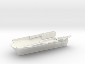 1/600 CVS-15 USS Randolph Bow Waterline in White Natural Versatile Plastic