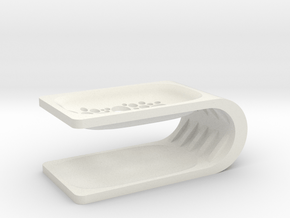 Soap Holder in White Natural Versatile Plastic