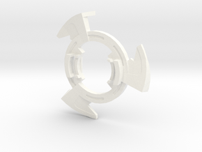 Bey Bump King Attack Ring (Upper Force) in White Smooth Versatile Plastic