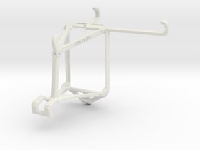 Controller mount for Shield 2017 & Tecno Camon 19  in White Natural Versatile Plastic