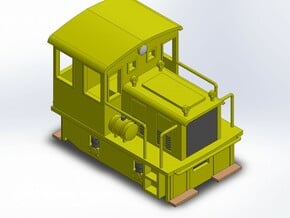 23 T DIESEL SWITCHER in White Natural Versatile Plastic