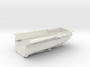 1/700 CVS-14 USS Ticonderoga Stern in White Natural Versatile Plastic