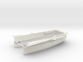 1/700 CVS-14 USS Ticonderoga Stern Waterline in White Natural Versatile Plastic