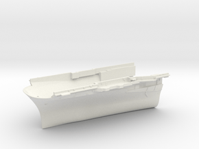 1/600 CVS-14 USS Ticonderoga Bow in White Natural Versatile Plastic