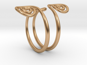 Rolled ring in Polished Bronze