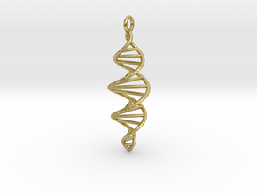 spiral DNA closure in Natural Brass