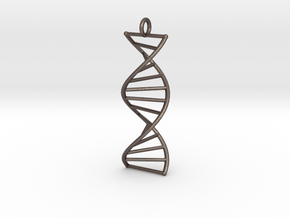 spiral DNA in Polished Bronzed-Silver Steel