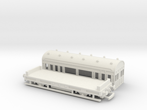 HO/OO scale Works Unit coach 2 Bachmann in White Natural Versatile Plastic