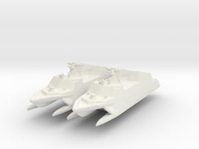 PLAN Type 22 Houbei in White Natural Versatile Plastic: 1:1200