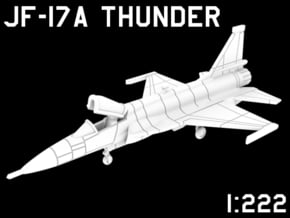 1:222 Scale JF-17A Thunder (Clean, Stored) in White Natural Versatile Plastic