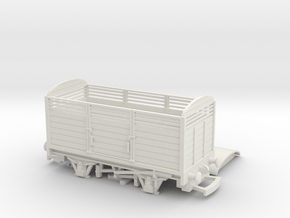 HO/OO RWS Cattle Truck v3 Bachmann in White Natural Versatile Plastic