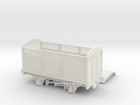 HO/OO RWS Cattle Truck v3 Chain in White Natural Versatile Plastic