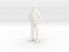 Blues Brothers - Jake - 1.18 in White Processed Versatile Plastic