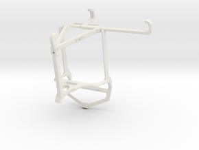 Controller mount for PS4 & Nokia C200 - Top in White Natural Versatile Plastic