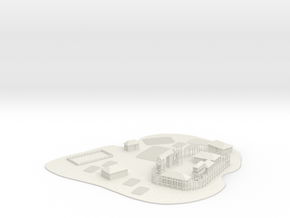 Chinese Farming Settlement and Farms in White Natural Versatile Plastic