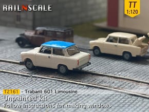 Trabant 601 Limousine (TT 1:120) in Gray Fine Detail Plastic