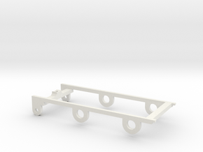 BROAD 2-4-0 LEO Class - Chassis in White Natural Versatile Plastic