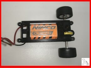 MP42-Boxer/Flat Motor,Inline,No Bush,Fxd@0.0mm in Black PA12