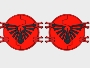 Blood Wing : Legion Deimos Round Doors in Tan Fine Detail Plastic