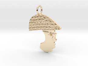 Notorious Biggie (small) in 14k Gold Plated Brass
