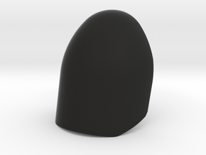 Thick 1:6 TFU Phase 3 clone trooper shoulder pad in Black Smooth Versatile Plastic