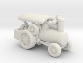 1909 Russell Farm Tractor 1:160 scale white only in White Natural Versatile Plastic