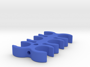 EV Charging Cable Clip 14mm in Blue Processed Versatile Plastic