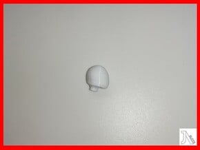 Helmet - 24 Scale x10 in White Natural Versatile Plastic