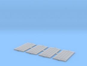 Outrigger pads 1,2x2,5m in Smooth Fine Detail Plastic