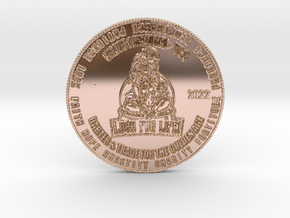 LUCK for LIFE! COIN OF 9 VIRTUES in 14k Rose Gold