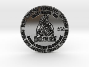 LUCK for LIFE! COIN OF 9 VIRTUES in Antique Silver