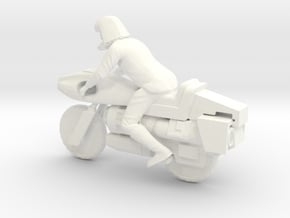 Battlestar Galactica - Motorcycle - 1.32 in White Processed Versatile Plastic