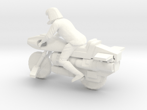 Battlestar Galactica - Motorcycle - Flying - 1.32 in White Processed Versatile Plastic