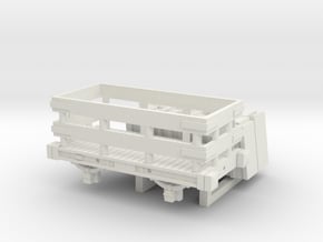 OO9 Slate Truck With Slate Load Talyllyn / SR in White Natural Versatile Plastic