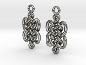Knots [earrings] in Polished Silver