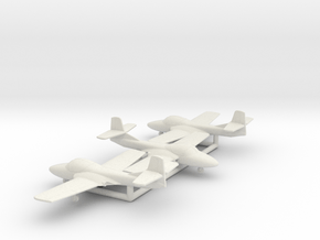 Cessna T-37 Tweet in White Natural Versatile Plastic: 1:200