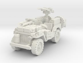 SAS Jeep Desert 1/72 in White Natural Versatile Plastic