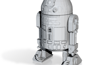 Star Wars - R2D2 - 1.72 in Tan Fine Detail Plastic