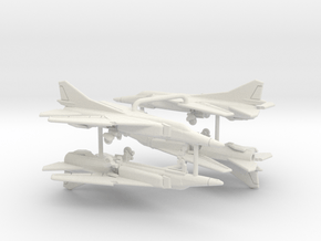 MiG-27K Flogger (Clean, Wings In) in White Natural Versatile Plastic: 1:350